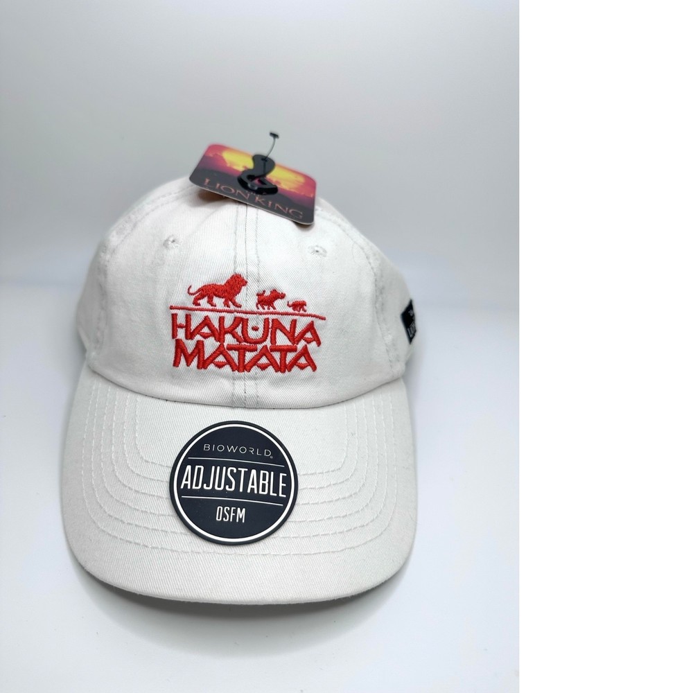 Hakuna Matata Lion king Disney Hat NWT OSFM